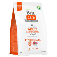 Brit Care Dog Hypoallergenic Adult Medium Breed - Сухий монопротеїновий гіпоалергенний корм з ягням для собак середніх порід