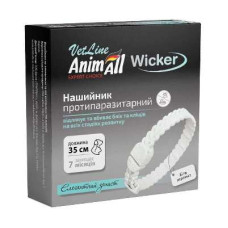 AnimAll VetLine (ЕнімАлл ВетЛайн) Wicker - Нашийник протипаразитарний Вікер для собак і котів від бліх і кліщів