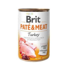 Brit (Брит) PATE and MEAT Turkey - Консервированный корм с индейкой для собак