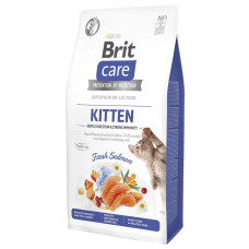 Brit Care Cat Grain Free Kitten Gentle Digestion Strong Immunity для кошенят для міцного імунітету з лососем