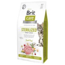 Brit Care Cat Grain Free Sterilized Immunity Support для стерилізованих котів для підтримки імунітету зі свининою