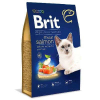 Brit Premium by Nature Cat Adult Salmon – сухой корм с лососем для взрослых кошек всех пород