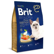 Brit Premium by Nature Cat Adult Salmon - Сухий корм з лососем для дорослих котів всіх порід