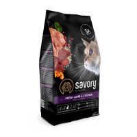 Savory Fresh Lamb & Chicken - Dry food with lamb and chicken for neutered cats