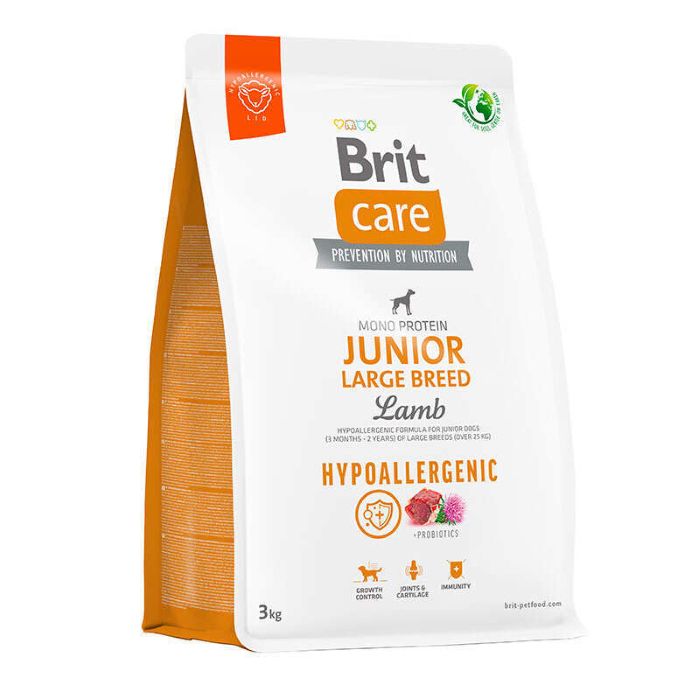 Brit Care Dog Hypoallergenic Junior Large Breed - Сухий корм з ягням для молодих собак великих порід