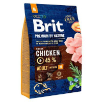 Brit Premium by Nature ADULT M - Сухий корм з куркою для дорослих собак середніх порід