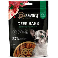 Savory Bars With Venison - Jerky bars with venison for dogs