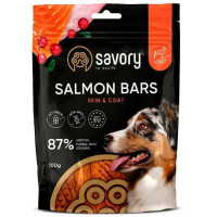 Savory Bars With Salmon - Jerky bars with salmon for dogs