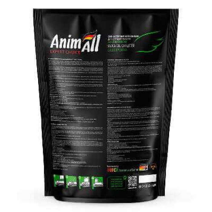 AnimAll Cat Litter Green Emerald — силікагелевий наповнювач для котячого туалету