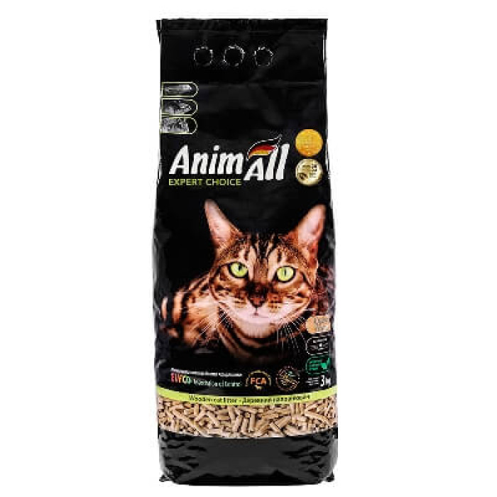 AnimAll Expert Choice Universal Litter — деревний поглинаючий наповнювач