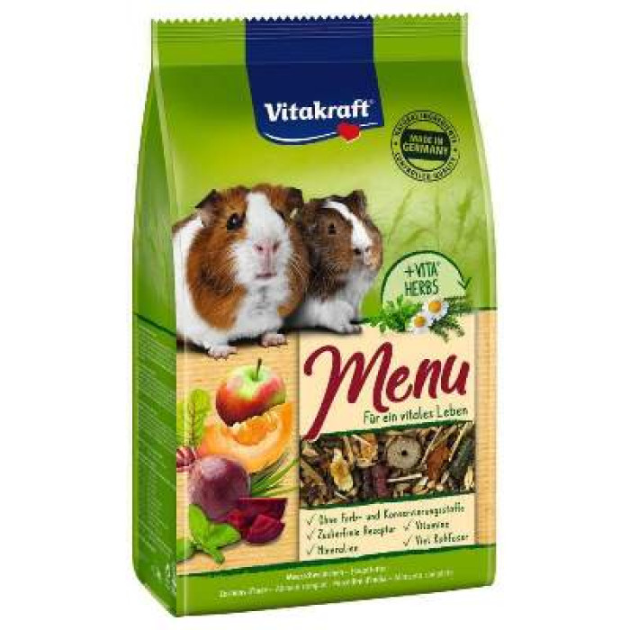 Vitakraft (Вітакрафт) Premium Menu Vital – повноцінний корм для морських свинок