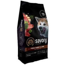 Savory Fresh Lamb Turkey Adult Large Breeds  Сухий корм зі свіжої індички та ягняти для дорослих собак великих порід