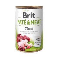 Brit (Брит) PATE and MEAT Duck - Консервированный корм с уткой для собак