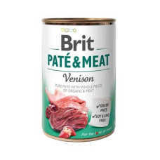 Brit (Бріт) PATE and MEAT Venison - Консервований корм з олениною для собак