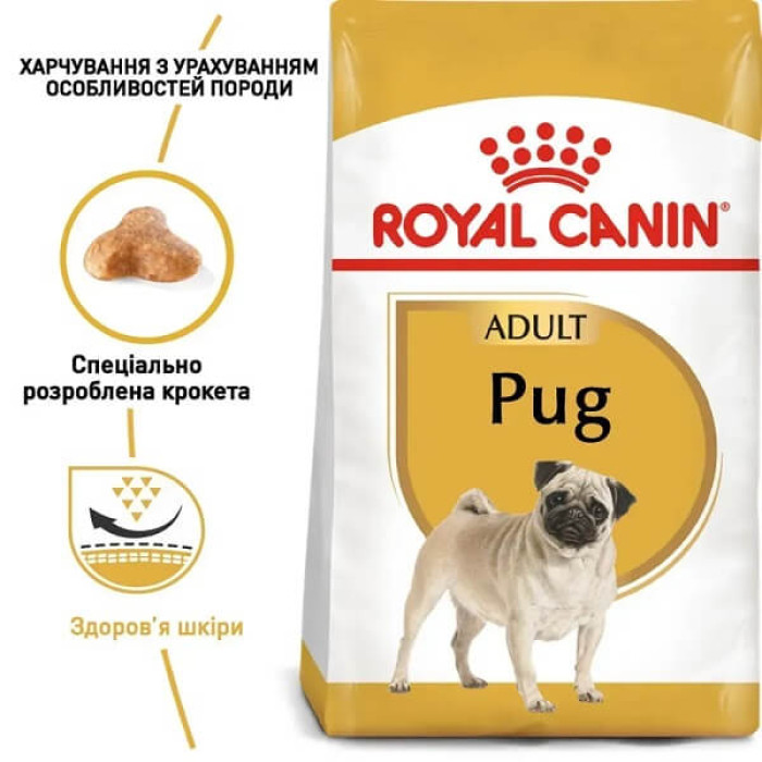 Dry dog ​​food Royal Canin Pug Adult