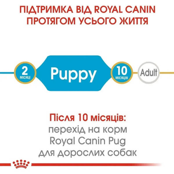Сухой корм для щенков Royal Canin Pug Puppy